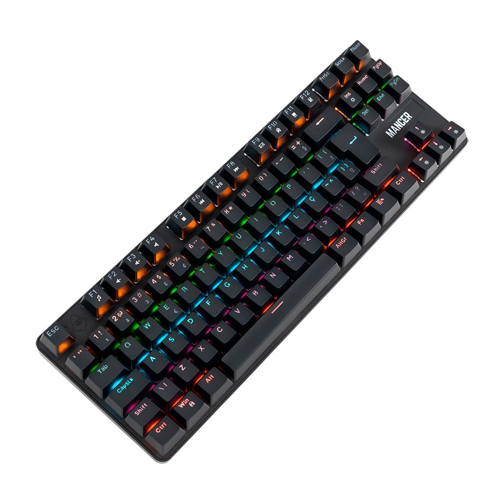 Teclado Mecânico Mancer Shade MK3 | TKL | Switch Huano Vermelho